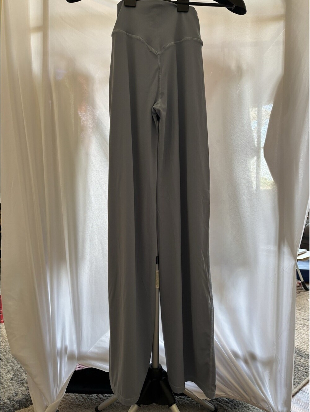 Boot Cut Mid Rise Dress Stretch Office Trousers